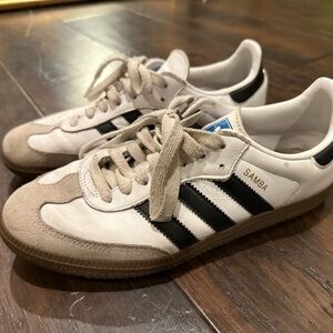 Adidas Samba Men's Shoes - White and Black